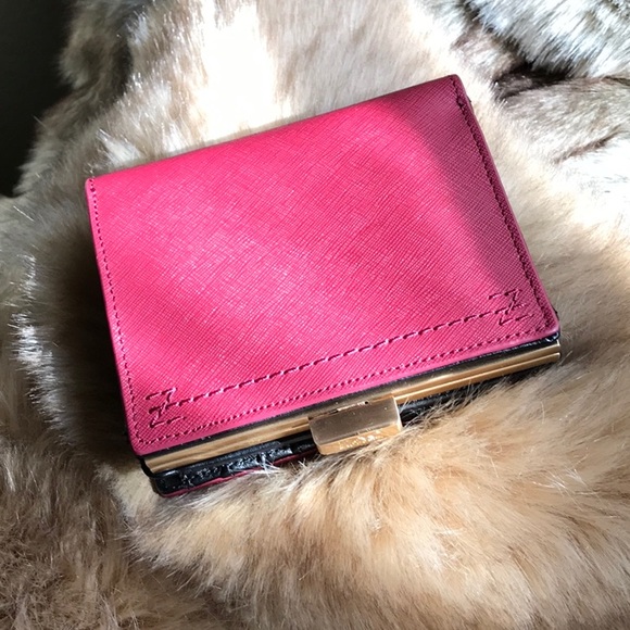 Zac Posen Saffinno Raspberry Wallet - Picture 7 of 7